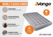 Vango Double Flocked Airbed - product features infographic
