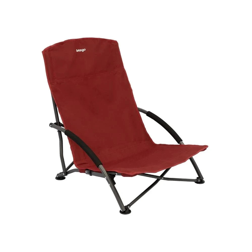 Vango Dune Folding Low Beach Chair Dark Autumn — Aztec Leisure