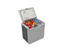 Vango E-Pinnacle 30L 12V & 230V Electric Cool Box - 2026 Model - product image, shown with lid opened and contents inside