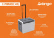 Vango E-Pinnacle 40L 12V & 230V Electric Cool Box - product infographic