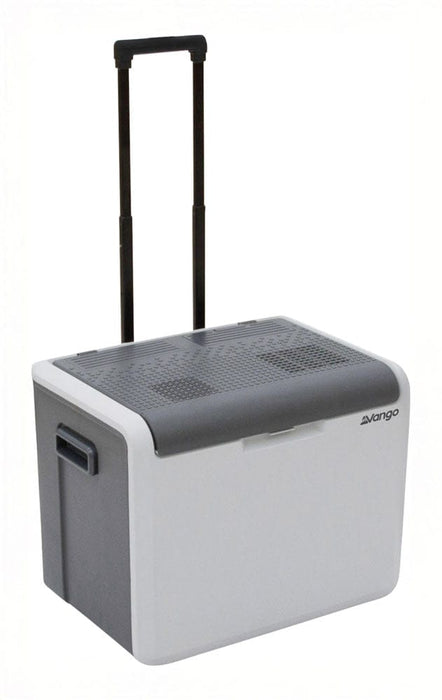 Vango E-Pinnacle 40L 12V & 230V Electric Cool Box - product image with handle fully raised
