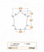Vango Family Shelter Tent Canopy with Adjustable King Pole - product diagram with dimensions