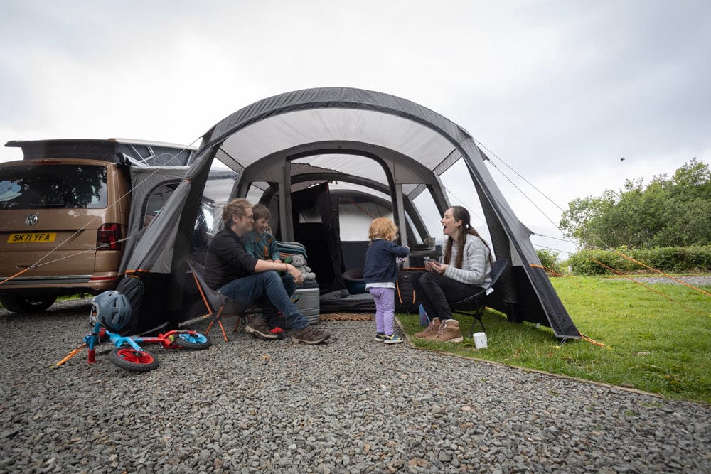 Vango Galli CC II Air Low Drive Away Campervan Awning - lifestyle image