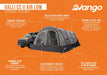 Vango Galli CC II Air Low Drive Away Campervan Awning - external features infographic