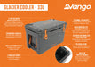 Vango Glacier 33 Litre Camping Cool Box infographic of features of cool box