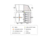 Vango Harris 500 Air 5 Berth Tunnel Tent feature layout image of floor plan