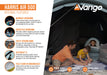 Vango Harris 500 Air 5 Berth Tunnel Tent internal features image for tent
