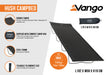 Vango Hush Campbed - Single Camping bed Granite Grey feature image showing USPs of the camping bed