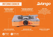 Vango Inferno Compact Outdoor Stove - product features infographic