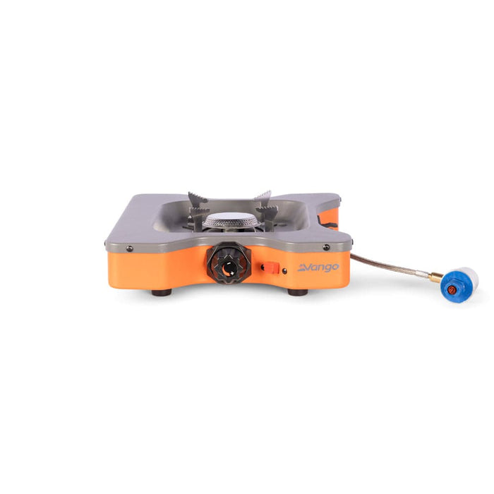 Vango Inferno Compact Outdoor Stove - product image, shown with PTFE hose attached