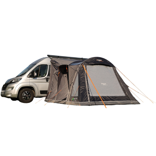 Vango Kela Pro Air Drive Away Awning - Mid main feature image of the awning pitched on motorhome