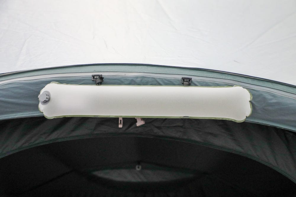 Vango Lightbeam 200 Recharge Camping Light - product image, shown in use with light turned off
