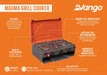 Vango Magma Grill 2 Burner Gas Stove - product features infographic