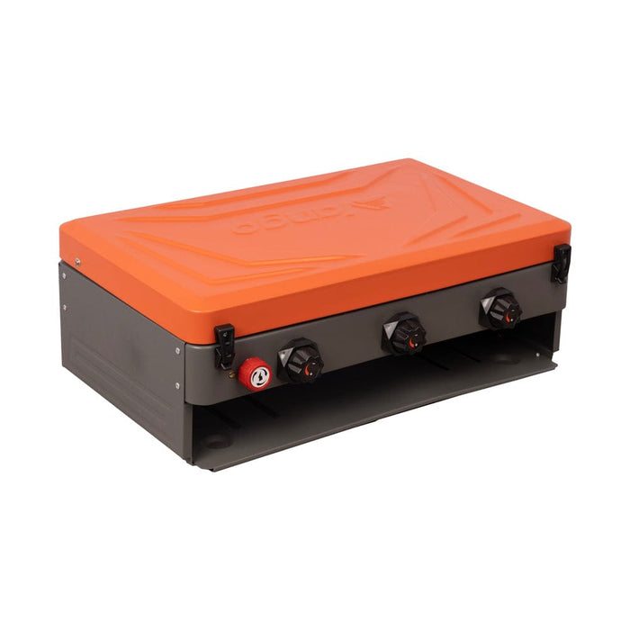 Vango Magma Grill 2 Burner Gas Stove - product image, showing lid closed