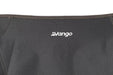 Vango Micro Lightweight Folding Chair - India Ink - product image, close-up of back rest material with Vango logo