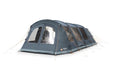 Vango Savannah 600XL 6-Person Family Tent Package - product image, showing front-right side view of tent with all doors closed, and one curtain down