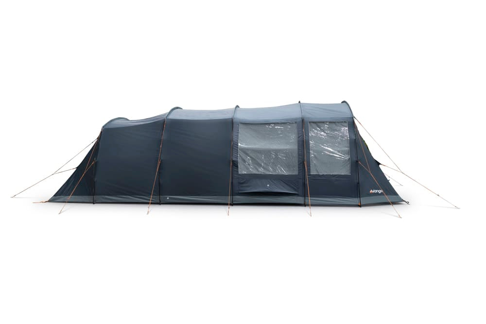 Vango Savannah 600XL 6-Person Family Tent Package - product image, showing left-hand side view of tent