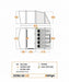 Vango Sierra Air 500 5-Person Inflatable Tent - diagram with dimensions