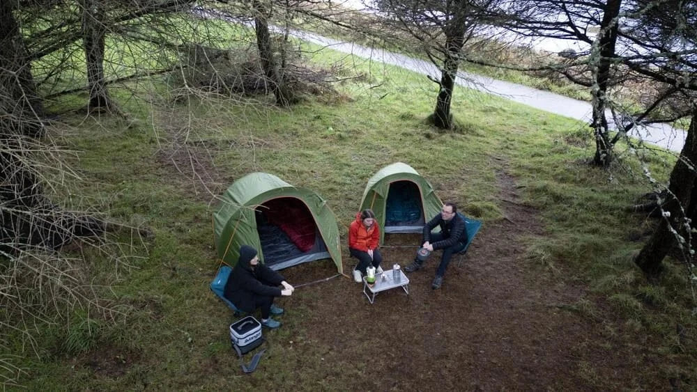 Vango Soul 200 2 Person Tunnel Tent - Peridot Green - lifestyle image