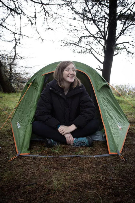 Vango Soul 200 2 Person Tunnel Tent - Peridot Green - lifestyle image