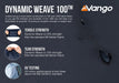 Vango Tacoma 800XL 8-Person Family Camping Tent - Dynamic Weave 100 infographic