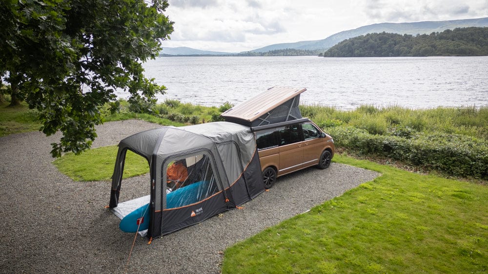 Vango Tailgate AirHub II Low Drive Away Awning - lifestyle image