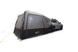 Vango Tailgate AirHub II Low Drive Away Awning - product image, shown attached to vehicle with all doors closed from rear side-angle view