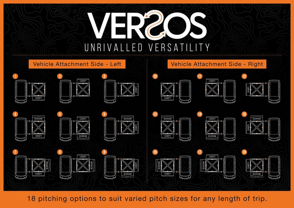 Vango Versos Air Inflatable Cloud Grey Drive Away Awning - Low