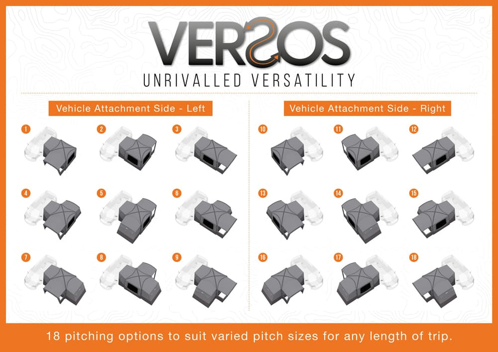 Vango Versos Air Inflatable Cloud Grey Drive Away Awning - Low