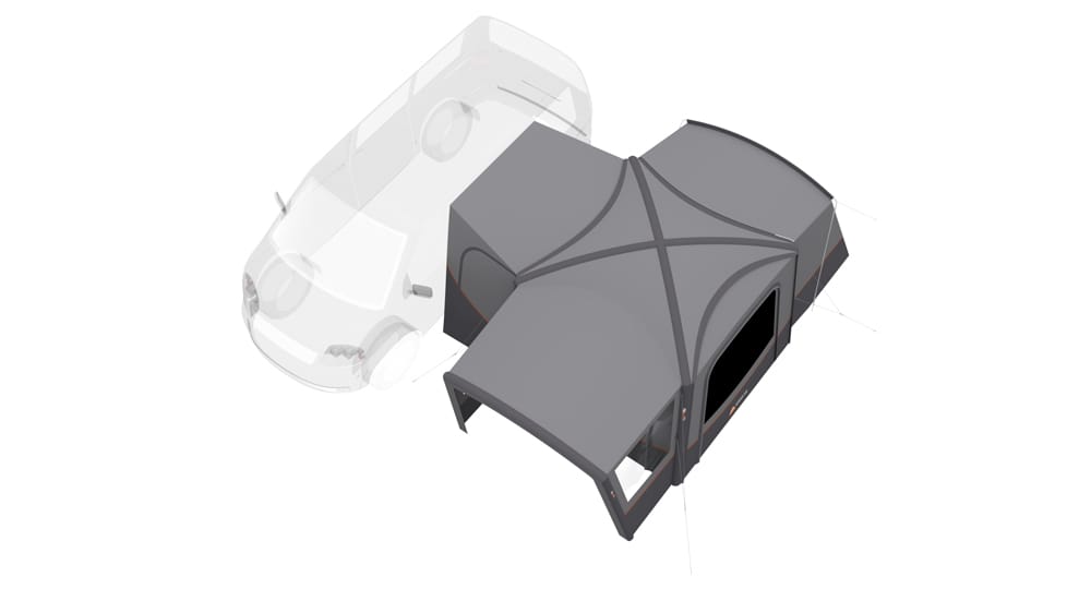 Vango Versos Air Inflatable Cloud Grey Drive Away Awning - Low