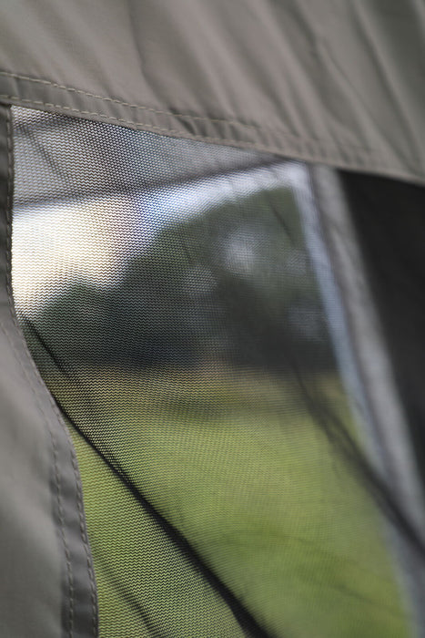 Vango Versos Air Inflatable Cloud Grey Drive Away Awning - Low feature image of the flyscreen vent material