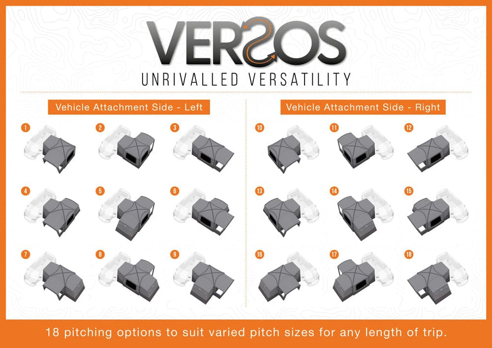 Vango Versos Air Inflatable Cloud Grey Drive Away Awning - Mid