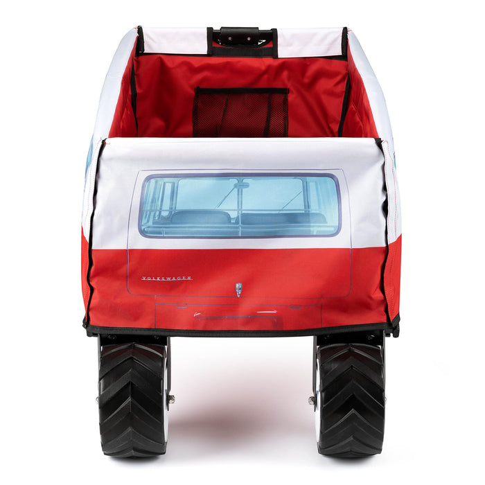 VW Foldable Trolley - Titan Red feature image of back of trolley