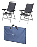 Dukdalf Dynamic Folding Chair (Grey) AND CARRYBAG PACKAGE