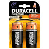 Duracell Plus Power D Alkaline Batteries - 2 Pack