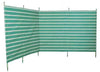 Blue Diamond Windbreak 5 or 7 Pole - Green Stripe - Main product photo