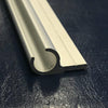Awning Rail 3 Metre R Rail - showing side angle view of awning channel with flat mounting point for rail