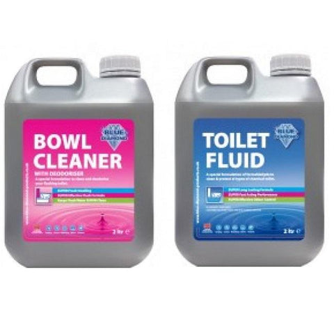 Blue Diamond Toilet Chemical Twin Pack - Main product photo