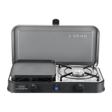 Cadac 2 Cook 2 Pro Deluxe Quick Release LPG Gas Stove left flat pan image