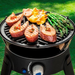 Cadac Safari Chef 2 Pro QR BBQ lifestyle dinner image 