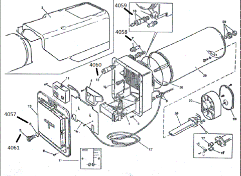 Carver Cascade MK2 Water Heater Spare Parts