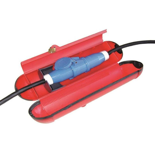 CEE Plug & Coupler Safebox - Weather Proof Mains Hook Up Cable Protection