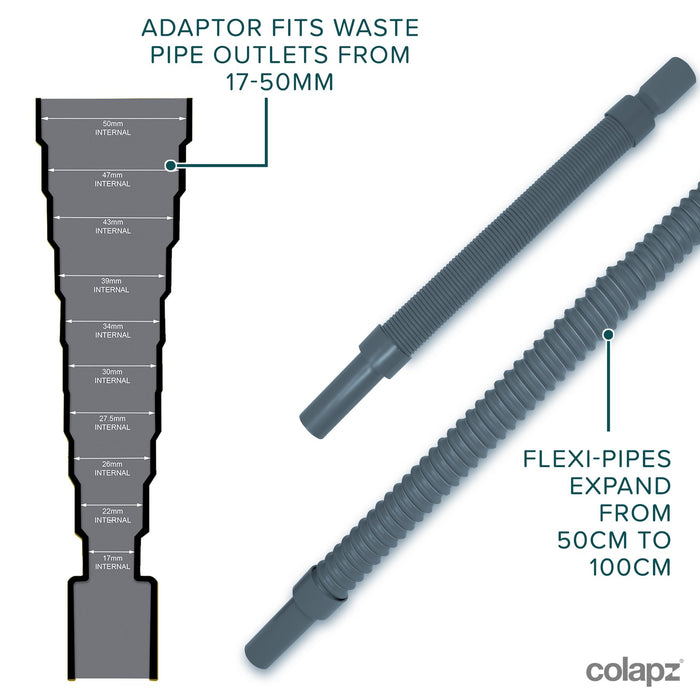 COLAPZ Motorhome Waste Adaptor Kit - Adaptor Fittings