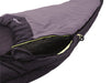 Outwell Convertible Junior Sleeping Bag - Purple - Feature photo zip