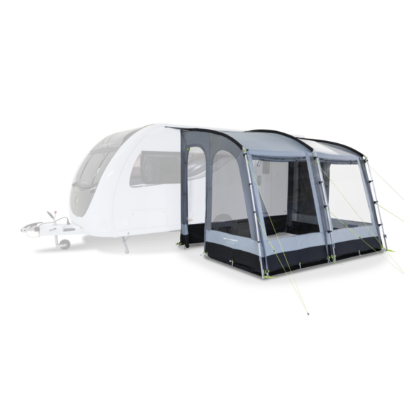 Dometic Rally 330 Caravan Porch Awning - Awning attached to caravan