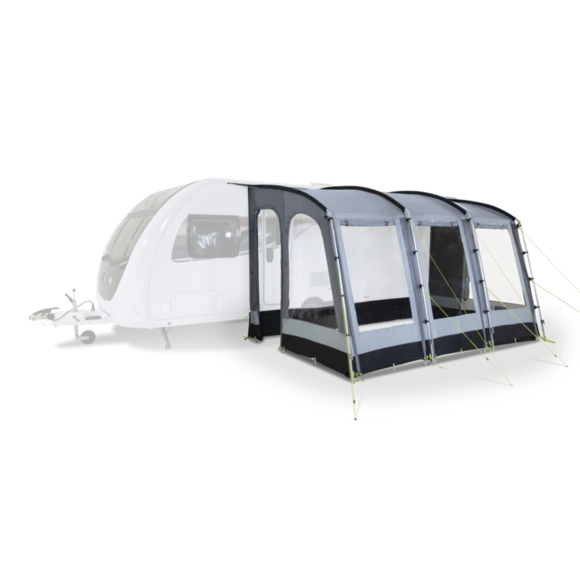 Kampa Dometic Rally 390 Caravan Porch Awning - attached to caravan