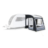 Dometic Rally PRO 200 300D Caravan Porch Awning shown on carvan