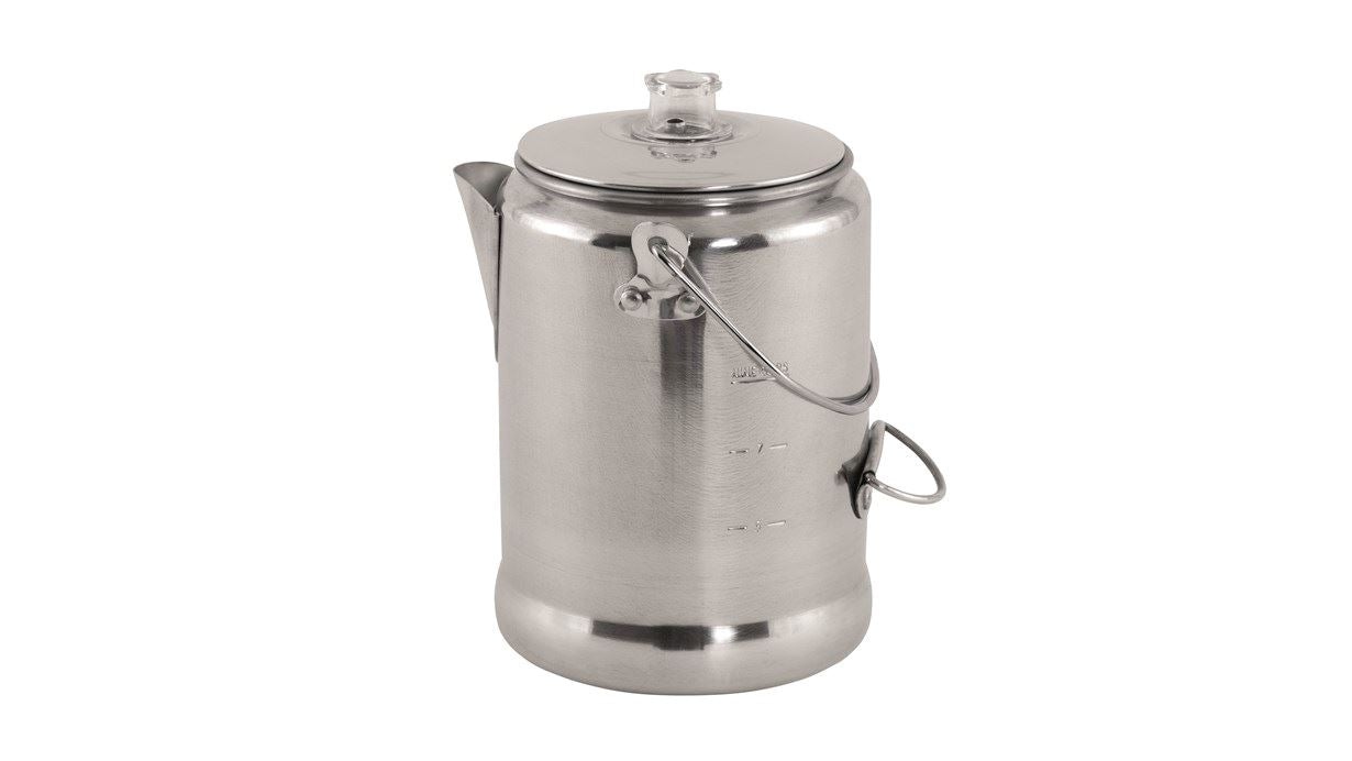 Easy Camp Adventure Coffee Pot - Kettle and Percolator feature image with lid one  