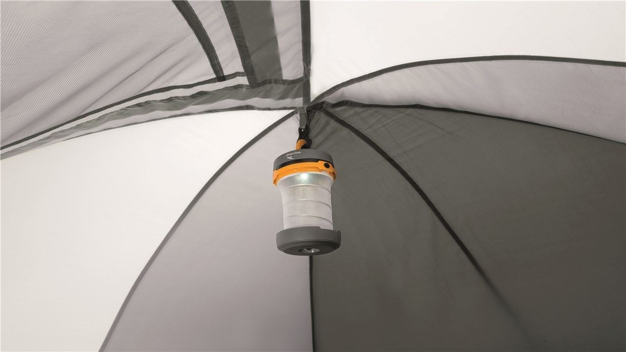 Easy Camp Fairfields Drive Away Awning showing lantern hook with example lantern (not included)