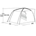 Easy Camp Fairfields Drive Away Awning dimensions